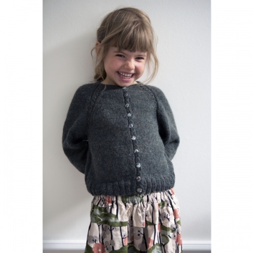 Isager knitting pattern for toddlers - Ingrid's Cardigan